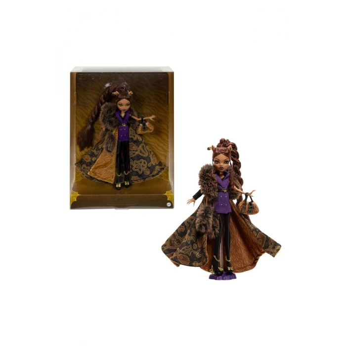Clawdeen Wolf House of Wolf bebek, Şık kabanı ve özel aksesuarlarıyla JDR66