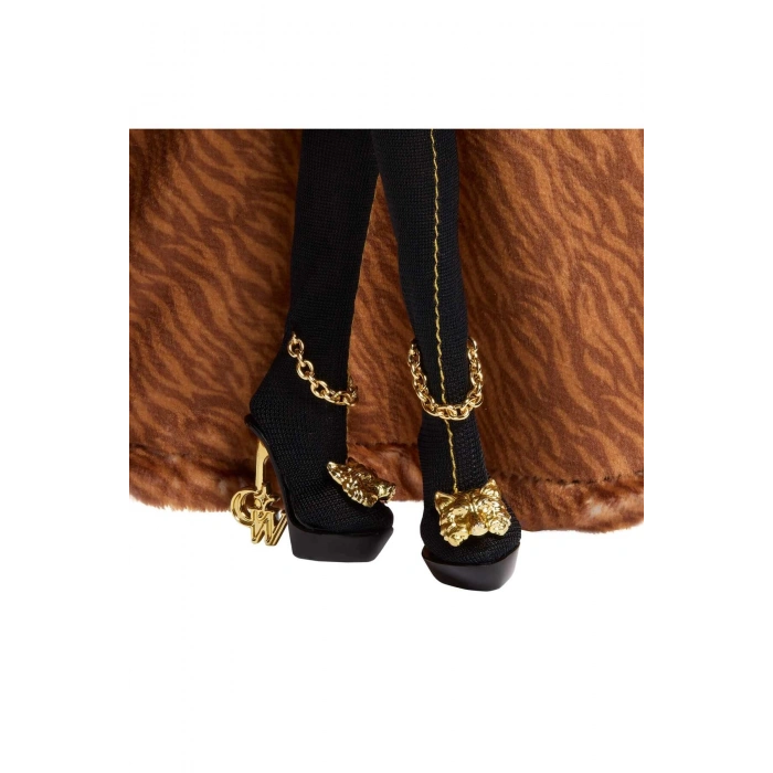 Clawdeen Wolf House of Wolf bebek, Şık kabanı ve özel aksesuarlarıyla JDR66