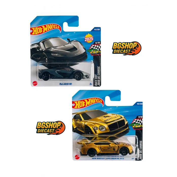 2018 Bentley Continental GT3 (Gold) - McLaren W1 (Black) - Yeni Case