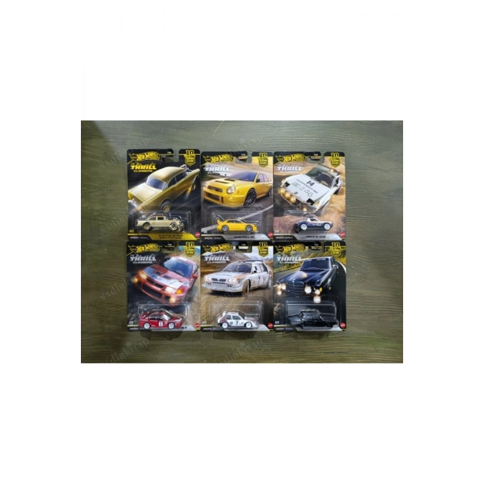 Premium Car Culture Thrill Climbers 6’lı Set 1:64 (2026 Koleksiyonu – Altın Chase Dahil)