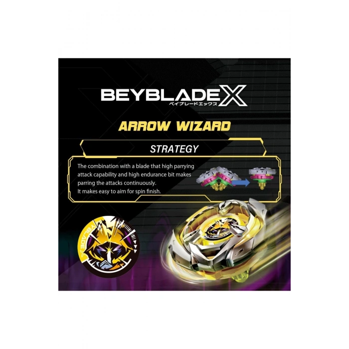 Takara Tomy X Arrow Mysterious 4-80B Stamina Tipi Başlangıç Seti + Fırlatıcı