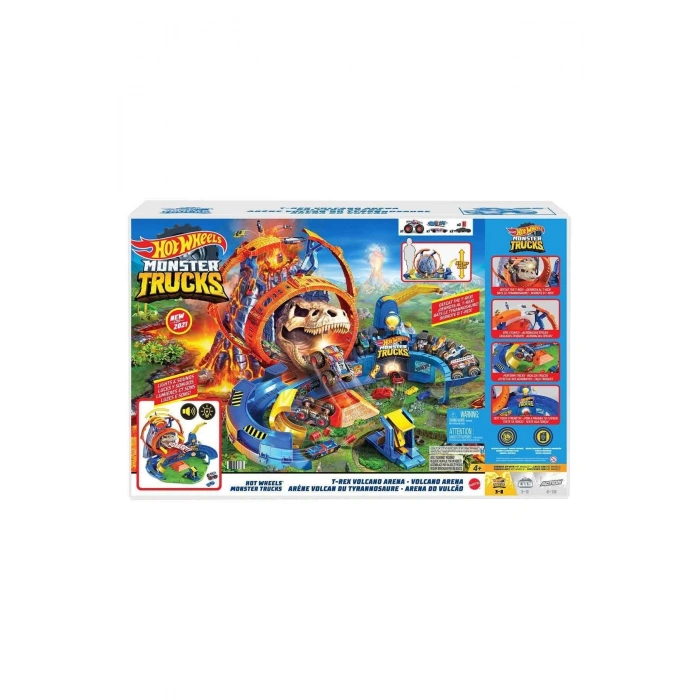 Oyuncak Hot Wheels Monster Trucks Volkanik Alanda Macera Oyun Seti Gyl14