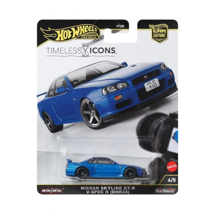 Premium - Nissan Skyline GT-R V·Spec II (BNR34) (1/64) Timeless Icons 4/5