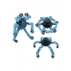 Transforming Fidget Spinners Dönüştürülebilir Robot Oyuncak Stres Çarkı Mavi 1 Adet