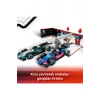 ® City F1® Garajı ve Mercedes-AMG ve Alpine Arabaları 60444 - 7+ Yaratıcı Oyuncak Yapım Seti (678P)