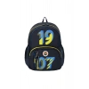 3 Bölmeli 3D 1907 Baskılı Suni Deri Okul Sırt Çantası (25743)