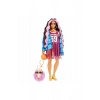 Hdj46 Barbie Extra Ekose Ceketli Bebek