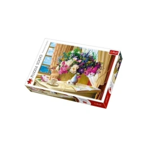 Puzzle Flowers İn The Morning 1000 Parça Puzzle