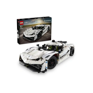 ® Technic Koenigsegg Jesko Absolut Beyaz Hiper Araba 42184 - 10+ Oyuncak Araba Yapım Seti (801P)