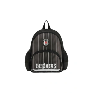 Beşiktaş Official Lisanslı Me Team İnce Çubuk Desenli Suni Deri 25353 Anaokulu Çantası