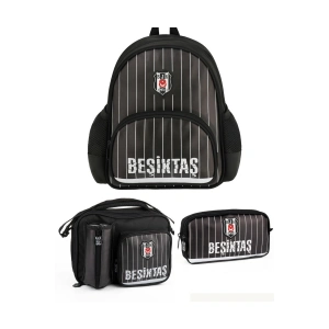 Beşiktaş Official Lisanslı Me Team Sırt Çantası+Beslenme Çantası+Kalem Kutusu Set