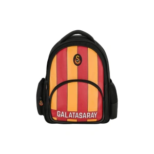 Galtasaray Çocuk Baskılı Lisanslı Çok Bölmeli Fermuarlı Okul Sırt Çantası