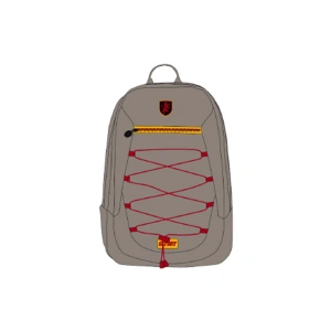 KORDON DETAYLI GRİ SIRT ÇANTASI-24584