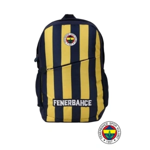 Lisanslı 3 Bölmeli FBK Çubuklu Forma Desenli Okul Sırt Çantası 24756