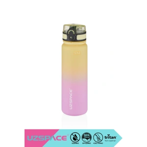 500ml Yeni Çift Renkli Sızdırmaz BPA İçermez Kilitlenebilir Kapaklı Motivasyonel Tritan Su Matarası