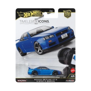 Premium - Nissan Skyline GT-R V·Spec II (BNR34) (1/64) Timeless Icons 4/5