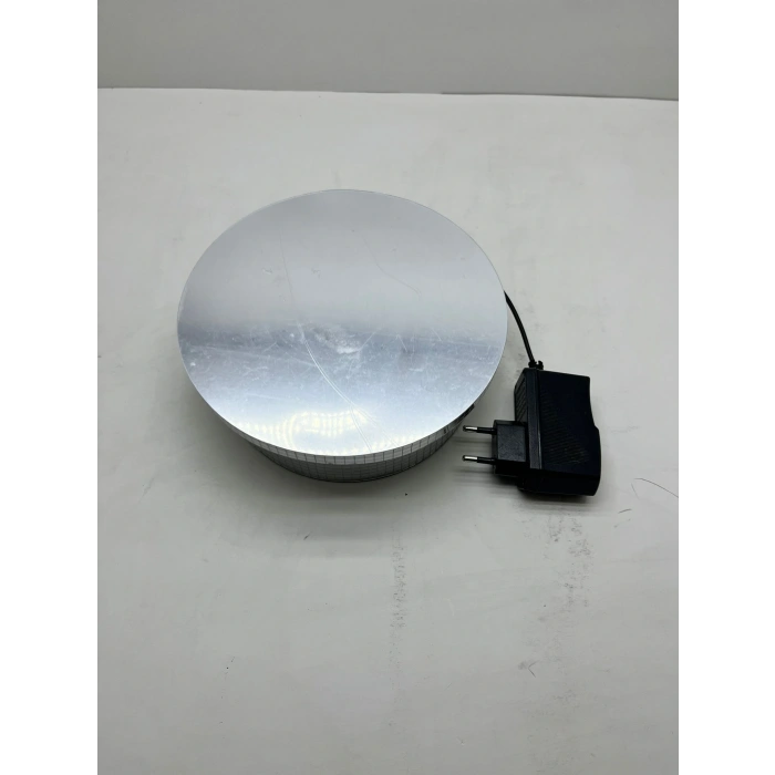 360 Derece Adaptörlü 18/6 cm Gümüş Renk Vitrin Standı