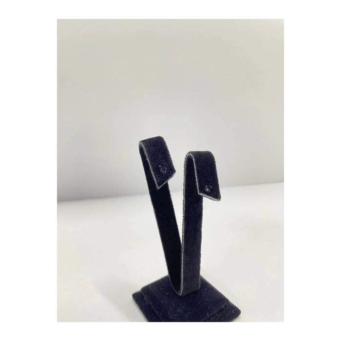 Yerli Üretim Süet Kumaş Siyah Renk 10 Cm Küpe Sergileme Aksesuar
