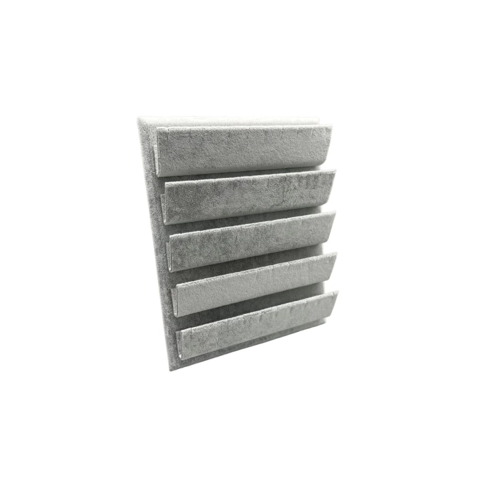 Yerli Üretim Süet Kumaş 20/16 Cm Gri Renk Ayaklı Küpe Standı