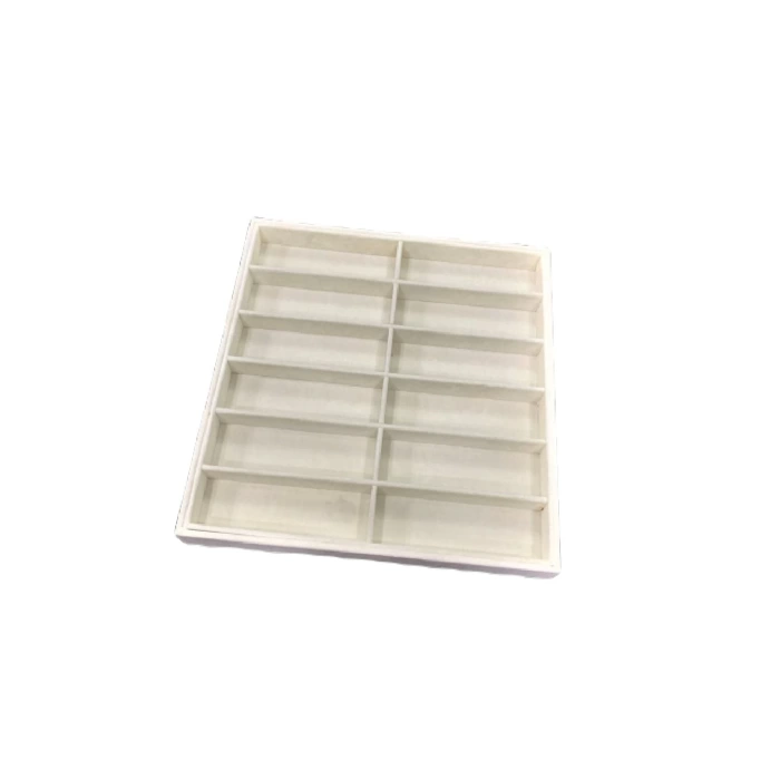Yerli Üretim Havana Model Süet Kumaş Krem Renk 36-38 Cm Çekmece Ici Gözlük Standı