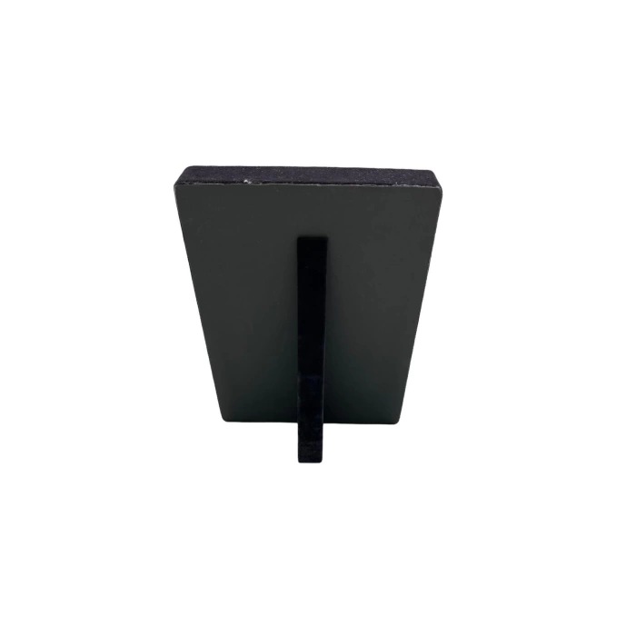 Yerli Üretim Küçük Boy Süet Kumaş Siyah Renk 24/17,5 cm Batırmalı Yüzük Ayaklı Tablası