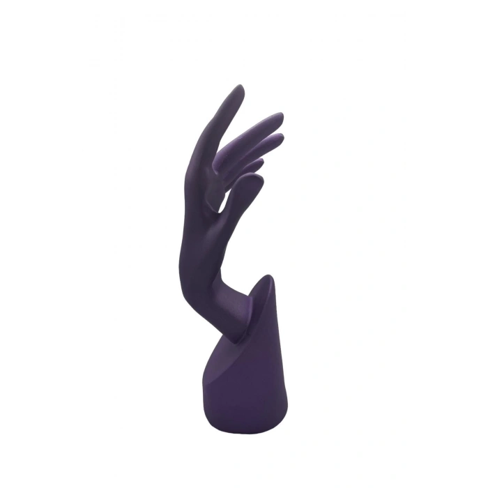Polyester Malzeme Mor Renk 30 / 12 cm Takı Sergileme El Mankeni
