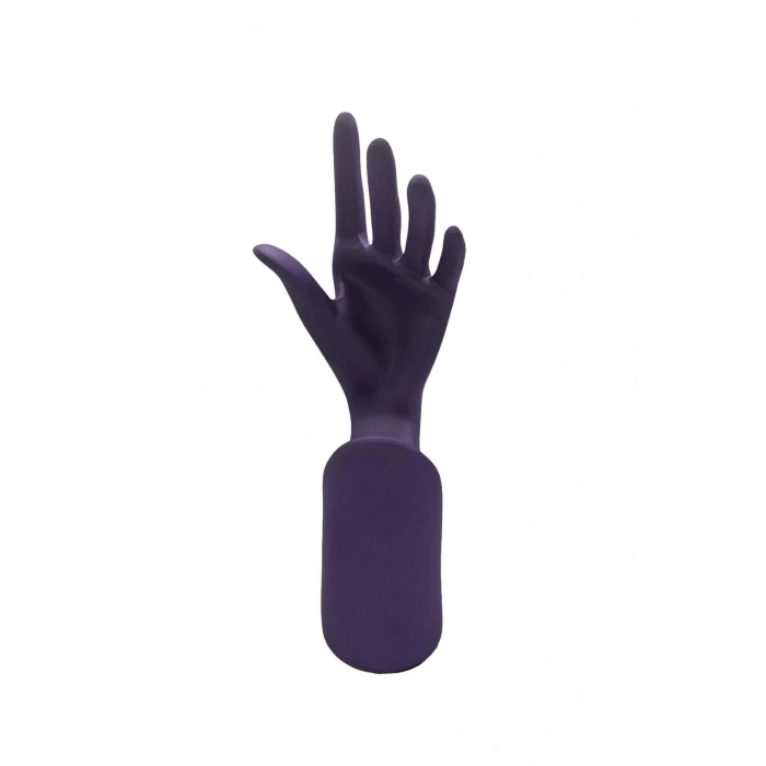 Polyester Malzeme Mor Renk 30 / 12 cm Takı Sergileme El Mankeni