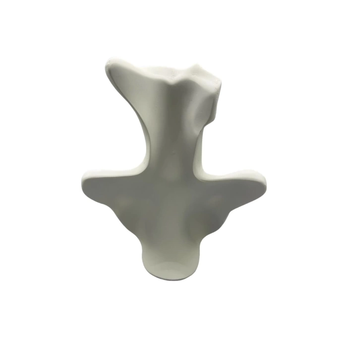 Yerli Üretim Polyester Malzeme Beyaz Renk 33 / 26 cm Takı Sergileme Mankeni