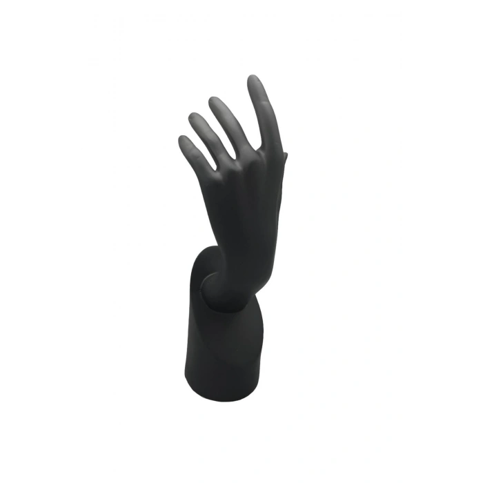 Polyester Malzeme Siyah Renk 30 / 12 cm Takı Sergileme El Mankeni