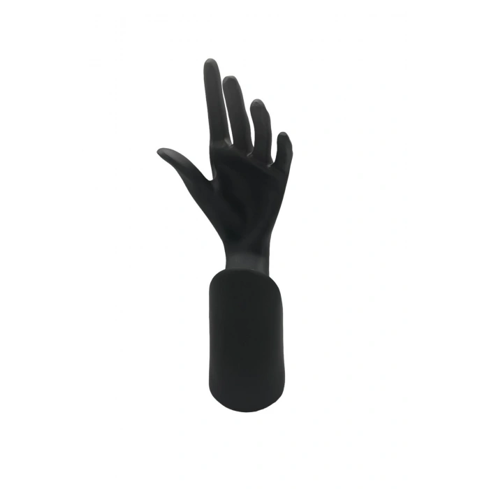 Polyester Malzeme Siyah Renk 30 / 12 cm Takı Sergileme El Mankeni