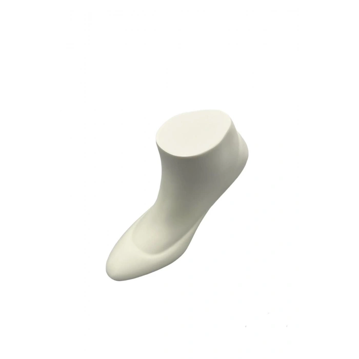 Polyester Malzeme Beyaz Renk 16 cm Takı Sergileme Ayak Mankeni