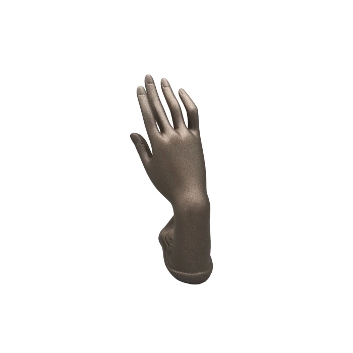 Polyester Malzeme Kahve Renk 22 / 8,5 cm Takı Sergileme El Mankeni