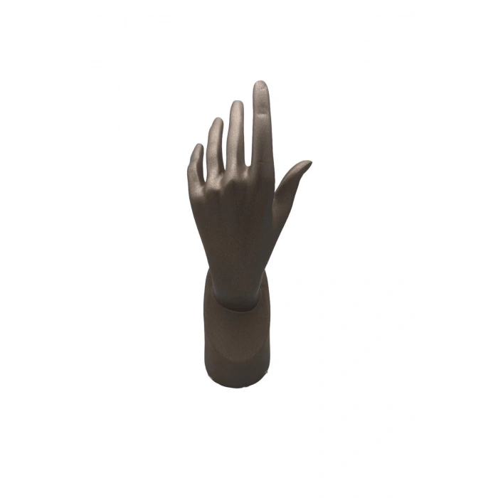 Polyester Malzeme Kahve Renk 30 / 12 cm Takı Sergileme El Mankeni