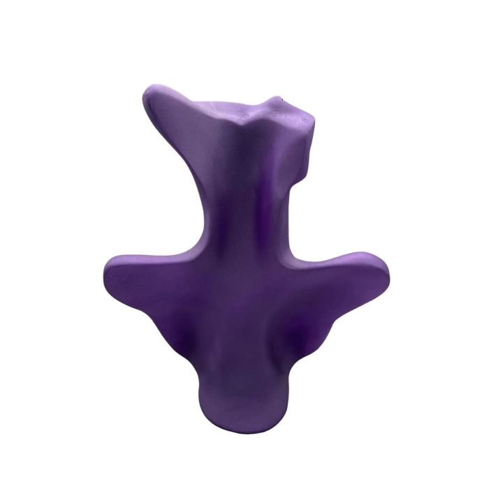Yerli Üretim Polyester Malzeme Mor Renk 33 / 26 cm Takı Sergileme Mankeni
