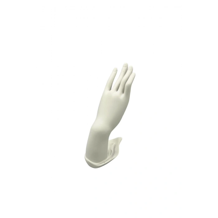 Polyester Malzeme Beyaz Renk 22 / 8,5 cm Takı Sergileme El Mankeni