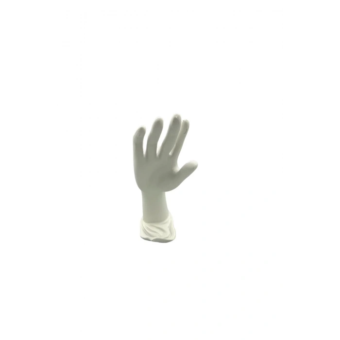 Polyester Malzeme Beyaz Renk 22 / 8,5 cm Takı Sergileme El Mankeni