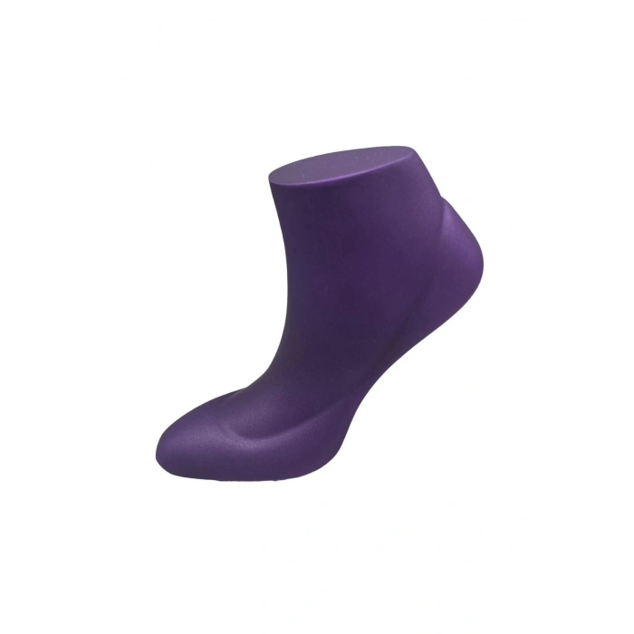 Polyester Malzeme Mor Renk 16 cm Takı Sergileme Ayak Mankeni