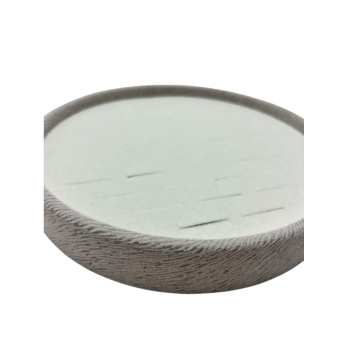 Silindir Model Süet Kumaş 20/20 cm Batırmalı Yüzük Tablası