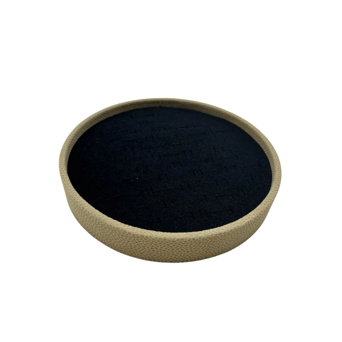 Silindir Model Süet Kumaş 20/20 cm Batırmalı Yüzük Tablası