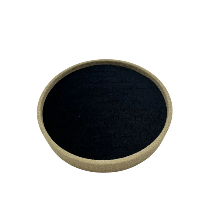Silindir Model Süet Kumaş 20/20 cm Batırmalı Yüzük Tablası
