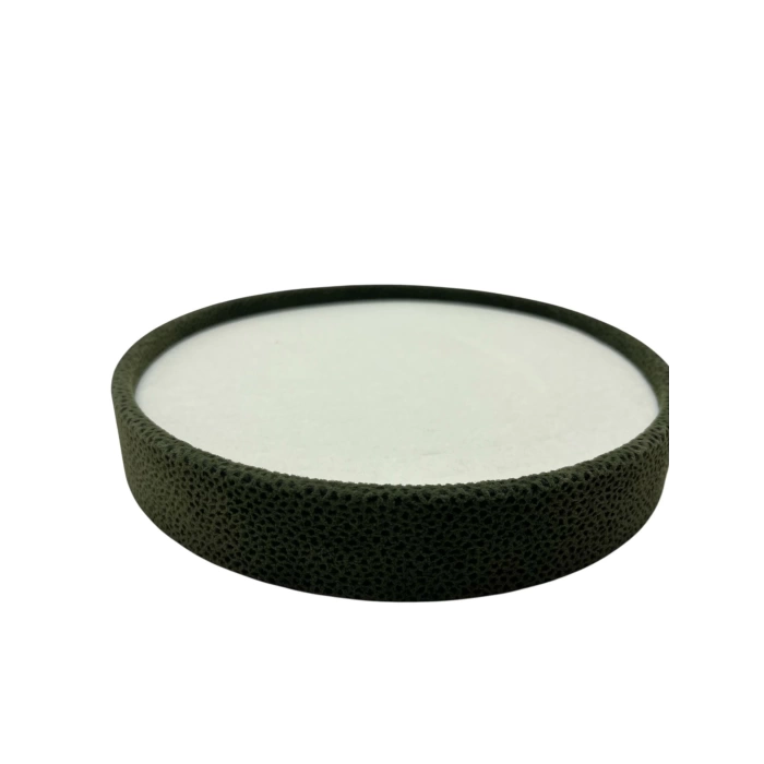 Silindir Model Süet Kumaş 20/20 cm Batırmalı Küpe-Piercing Tablası