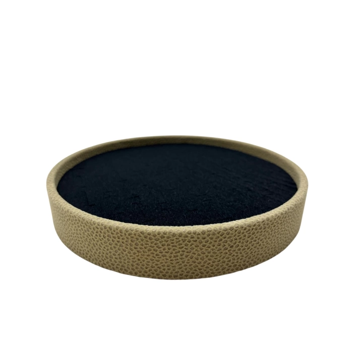 Silindir Model Süet Kumaş 20/20 cm Batırmalı Küpe-Piercing Tablası