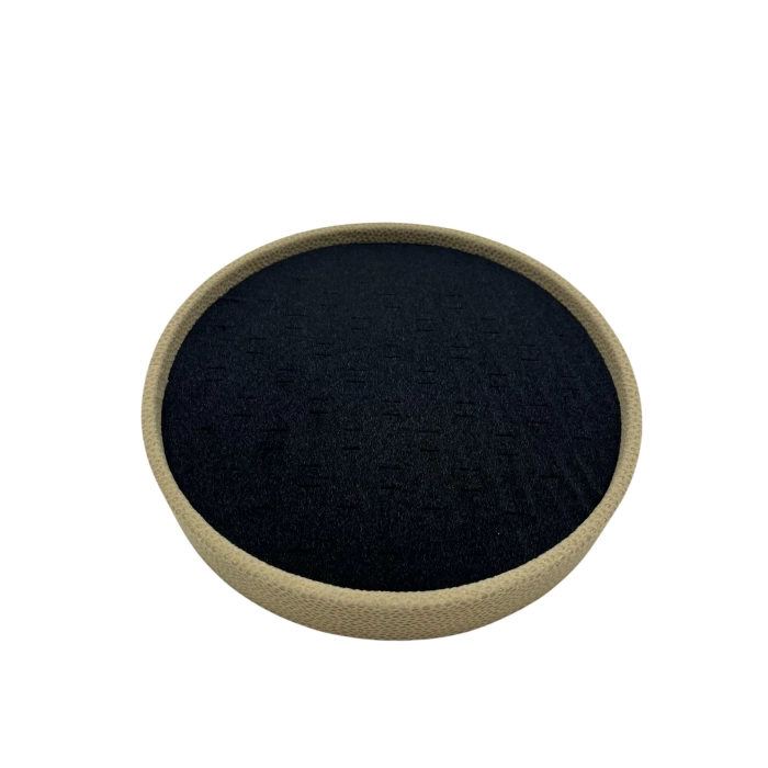 Silindir Model Süet Kumaş 20/20 cm Batırmalı Küpe-Piercing Tablası