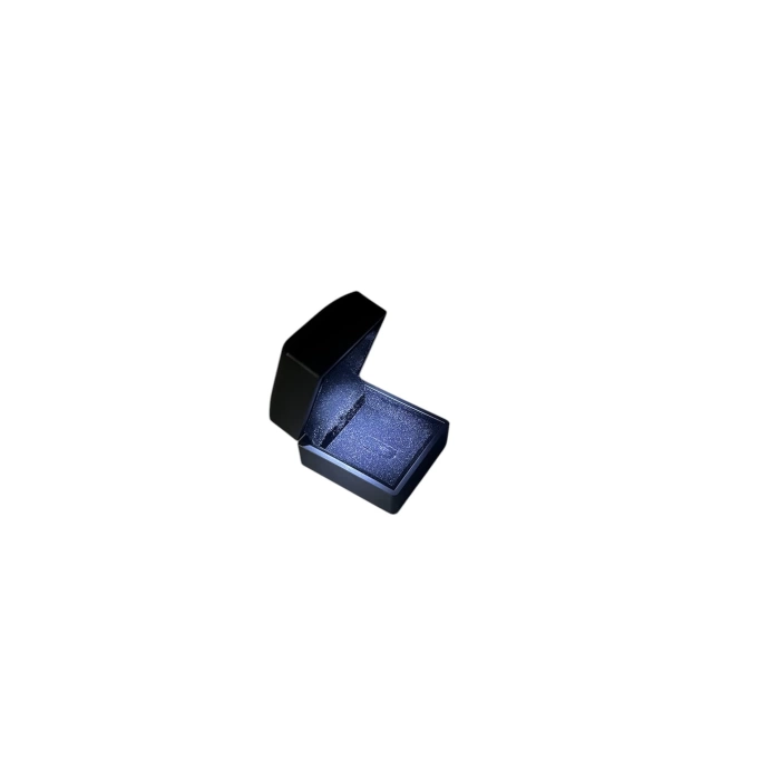 Flok Yeşil Renk 5x5 Cm Işıklı Tırnaklı Yüzük Kutusu