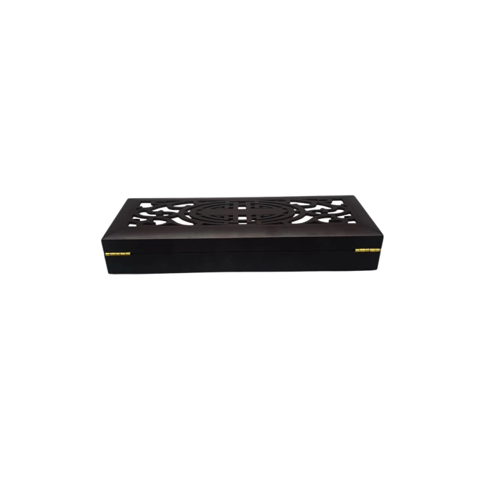 Ahşap Çift Renk 25x9 Cm Tespih Bileklik Kutusu