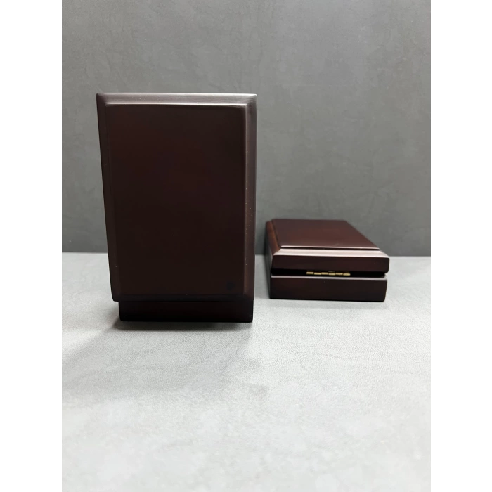 Ahşap Kahve Renk 8x11 Cm Kolye Kutusu