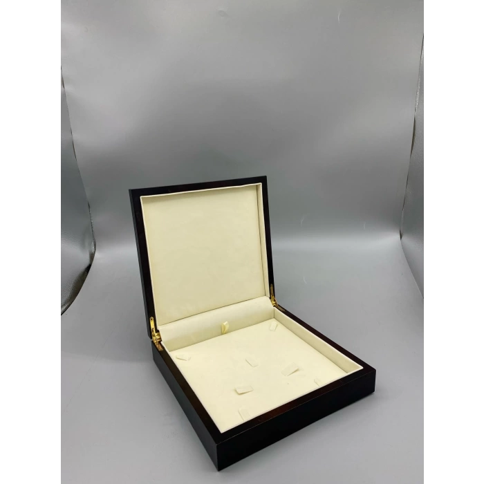 Ahşap Kahve Renk 20x20 Cm Set Kutusu