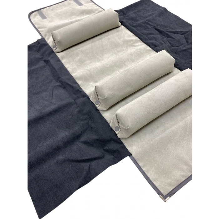 Deri Kumaş Çift Renk 64x25 Cm Bilezik/Kelepçe Rulosu