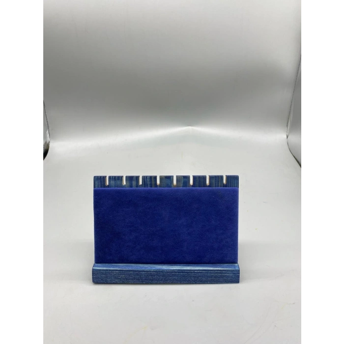 Ahşap El Boyaması Çift Renk18x13 Cm Çoklu Bileklik Standı