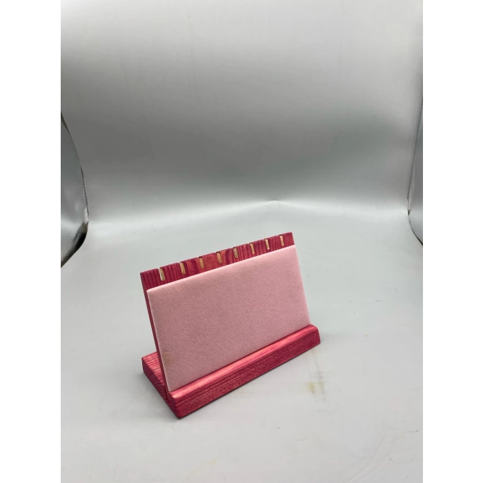 Ahşap El Boyaması Çift Renk18x13 Cm Çoklu Bileklik Standı